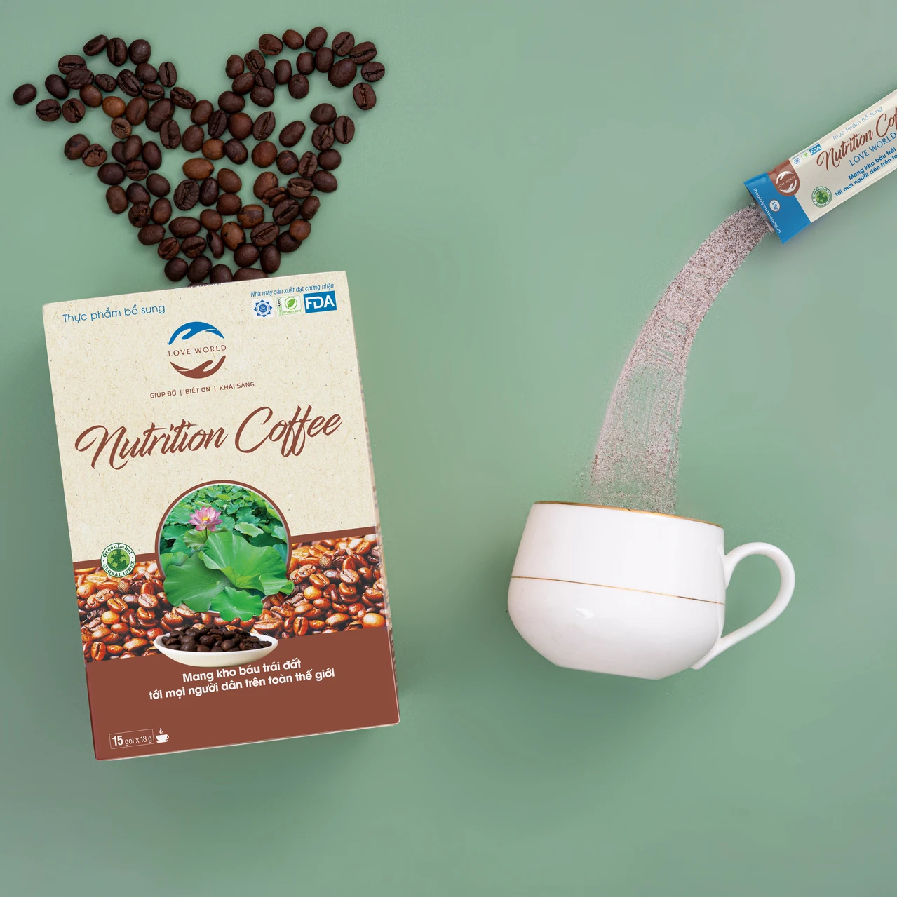 THỰC PHẨM BỔ SUNG NUTRITION COFFEE LOVE WORLD - Ảnh 2